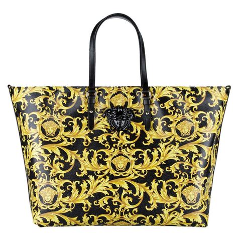 versace baroque tote bag|Versace tote bag for women.